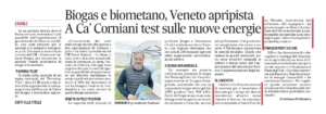 Biogas e biometano, Veneto apripista