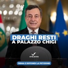 "Draghi bis unica opzione per le tante sfide che ci attendono"