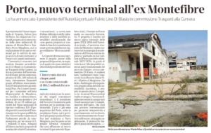 Nuovo terminal container nell'area Montesyndial